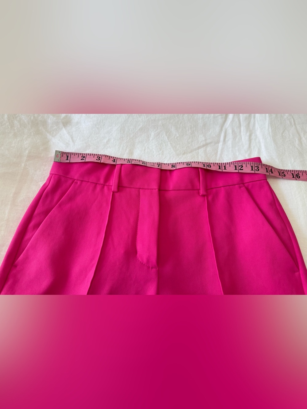Tory Burch Sport | SZ 0 | Fuchsia Trousers Front Seam Straight Leg Ankle Pants - Picture 6 of 9